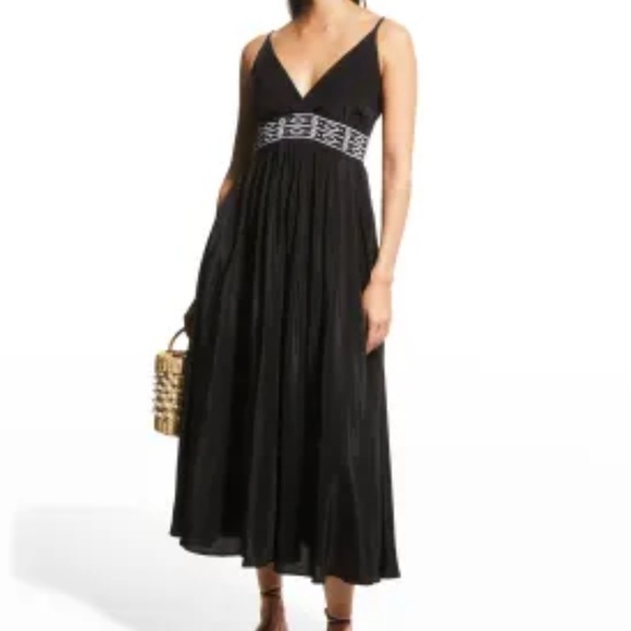 SOLID & STRIPED Dresses & Skirts - SOLID & STRIPED Black Sleeveless Midi Sundress
